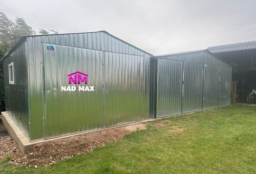 Blechgarage 5x5x2 55m - +blechgarage, 3,5x5x2,55m