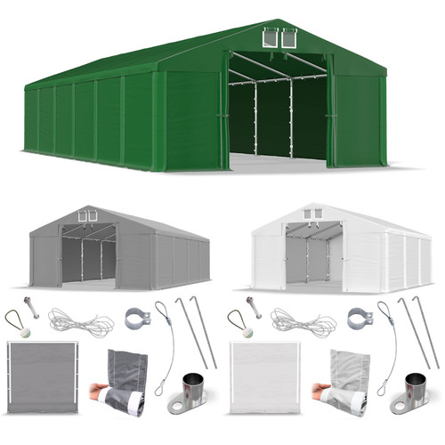 Lagerzelt 3x4 6x12m neu - -,
